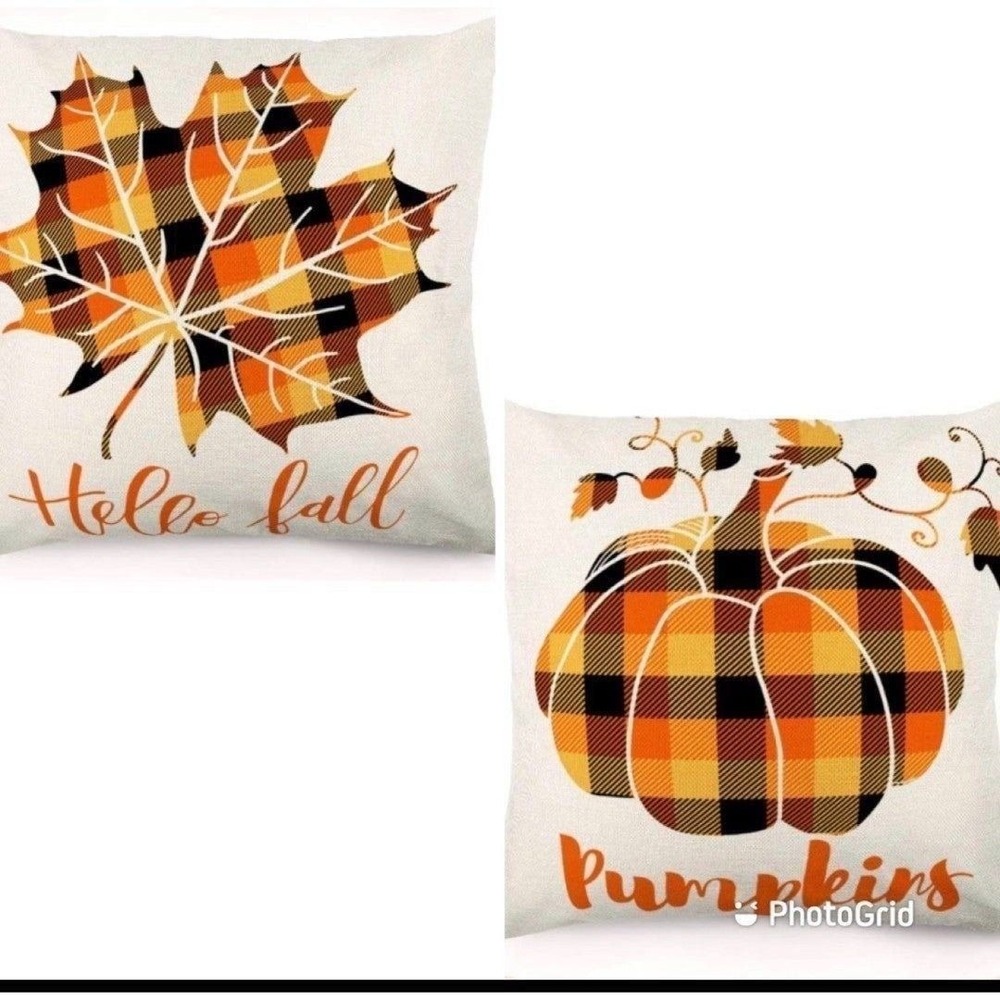 Throw Pillow Covers - Fall Halloween Thanksgiving